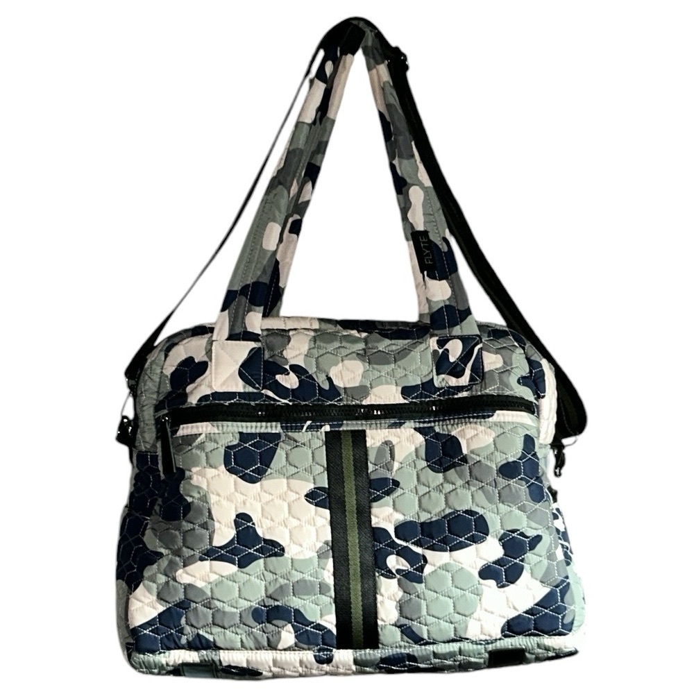 FLYTE® Adelie Duffle Bag in Green Camp Print